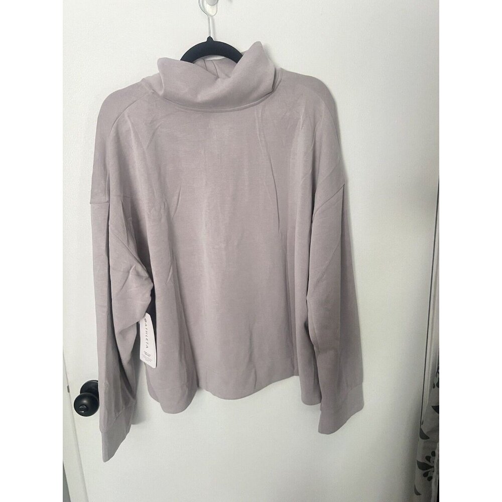Athleta Seasoft Quarter 1/4 Zip Women’s Size 2X tensil purple $89 NWT Cooling - Picture 12 of 12